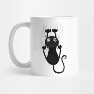 Oh no!, my cat is falling!, ouch! Mug